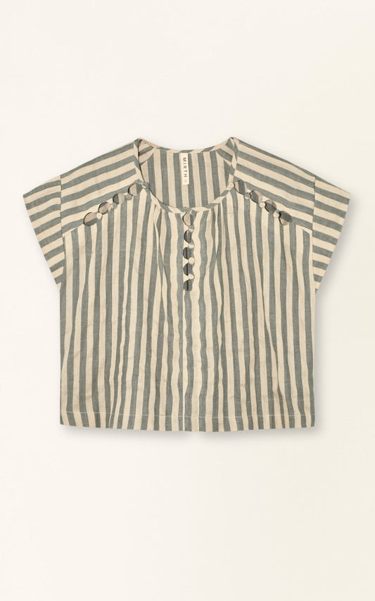 Merida Cutout Top in Safari Stripe