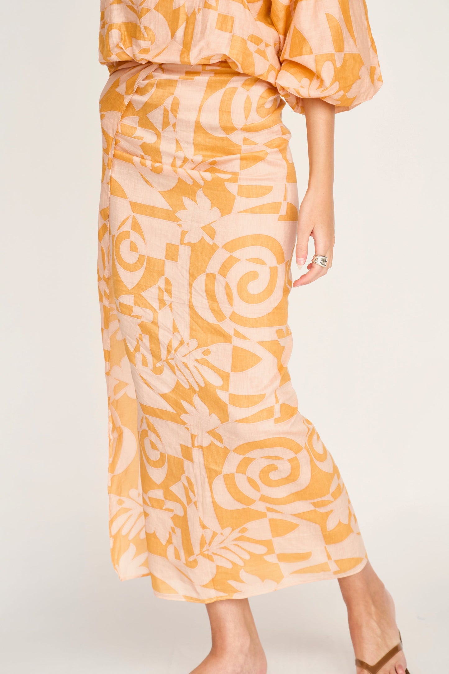 Sarong in Orangesicle