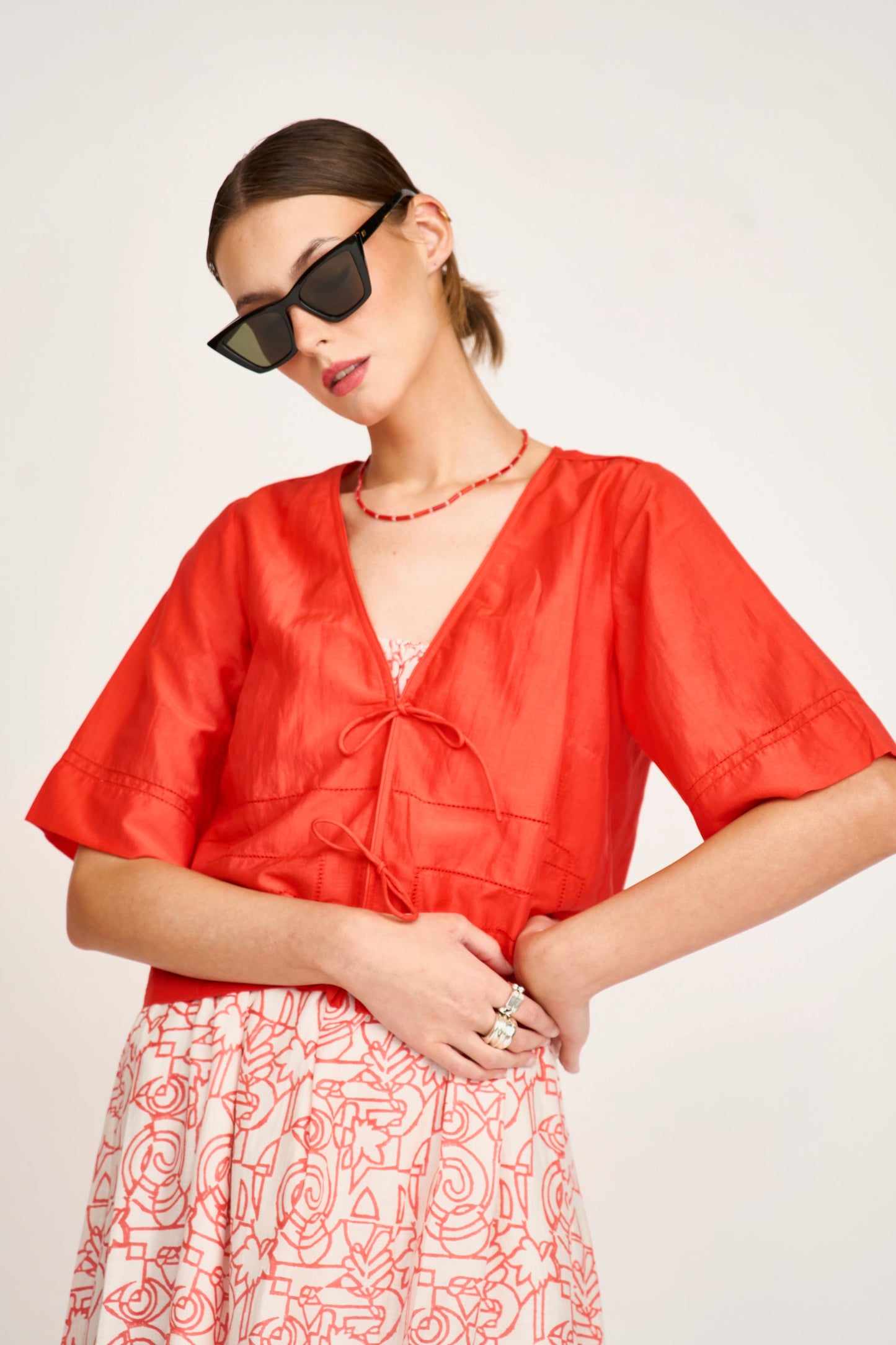 Seychelles Tie Top Chili