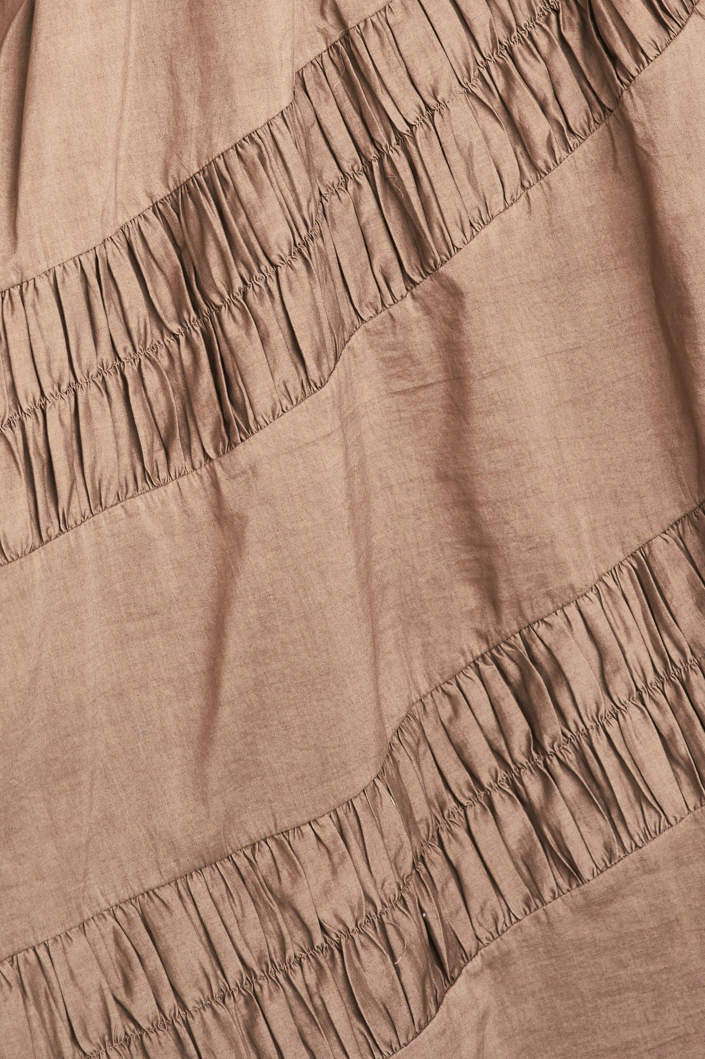 Mirth Verona Ruched Skirt in Walnut