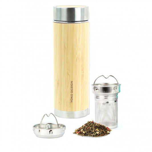 insulated teapots bamboo zen n go 350 ml