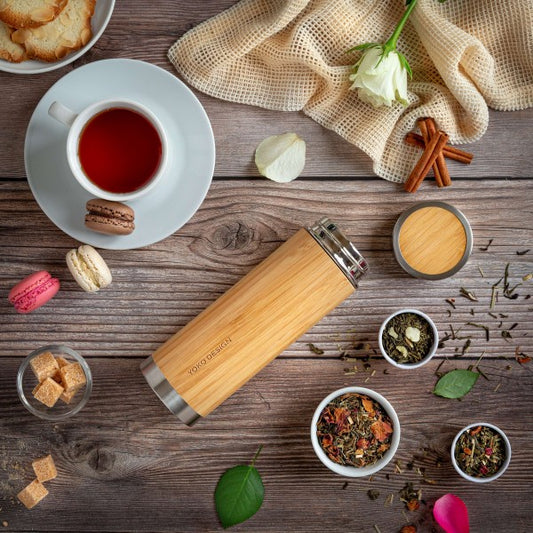 insulated teapots bamboo zen n go 350 ml
