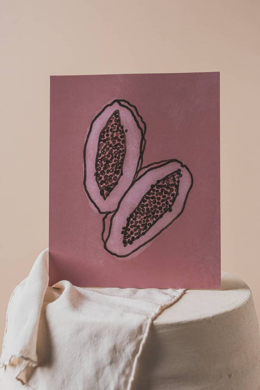 Papaya Art Print
