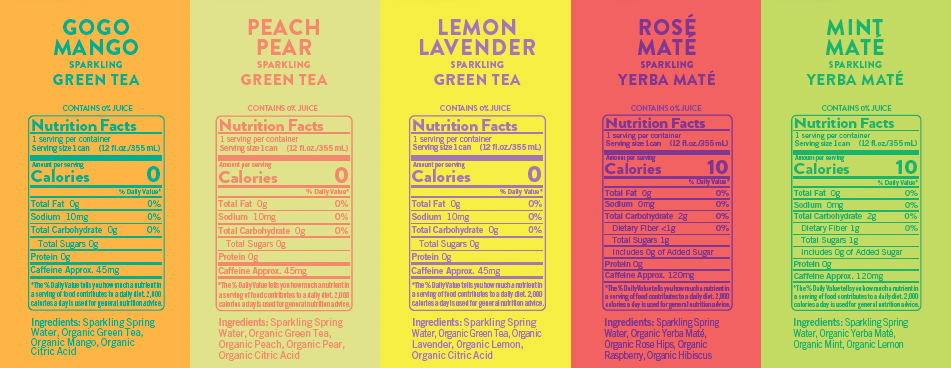 Lemo Lavender - Organic Natural Energy Green Tea