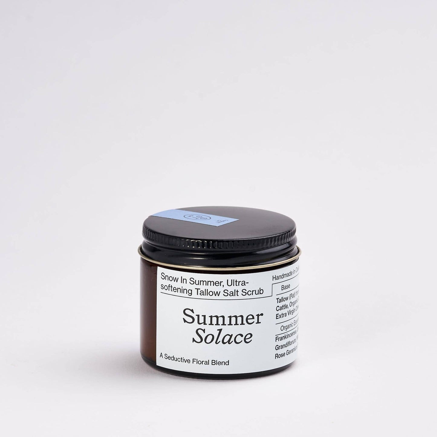ONLINE ONLY - 
Fat & the Moon Snow in Summer: Sel Gris Face & Body Tallow Salt Scrub
