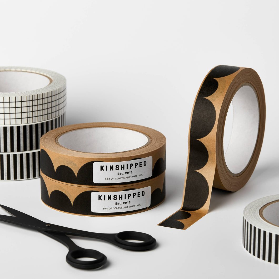 PAPER TAPE - SCALLOP/STRIPES/SHAPES