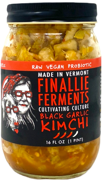 Black Garlic Kimchi - Resealable Pouch