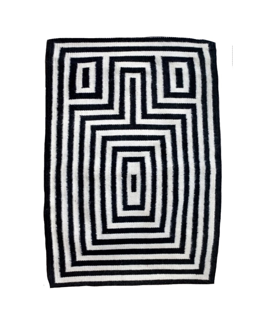 Handwoven Wool El Ojo Textile