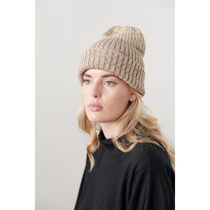 Wol Hide Marled Rib Hat