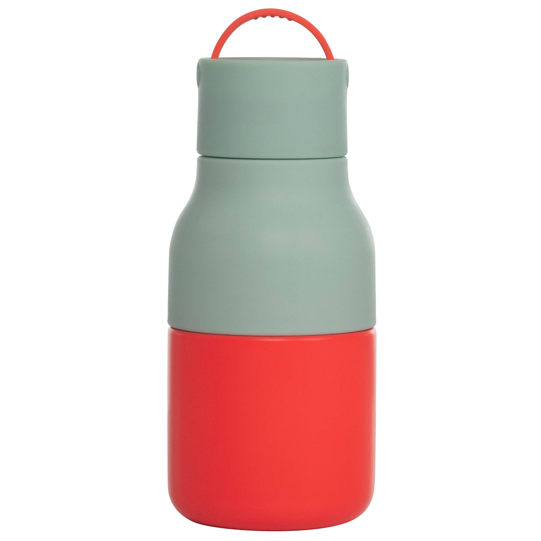 Active Water Bottle 250ml - Coral & Mint