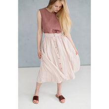Load image into Gallery viewer, Petite Alice Olivia Linen Skirt
