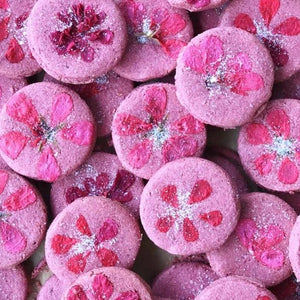 Gluten Free Raspberry Rose Shortbread Cookies (1 Dozen)