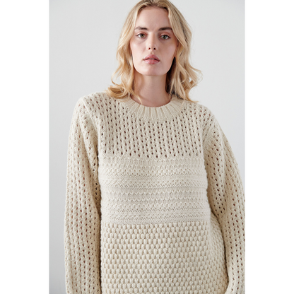 Wol Hide Mixed Stitch Pullover