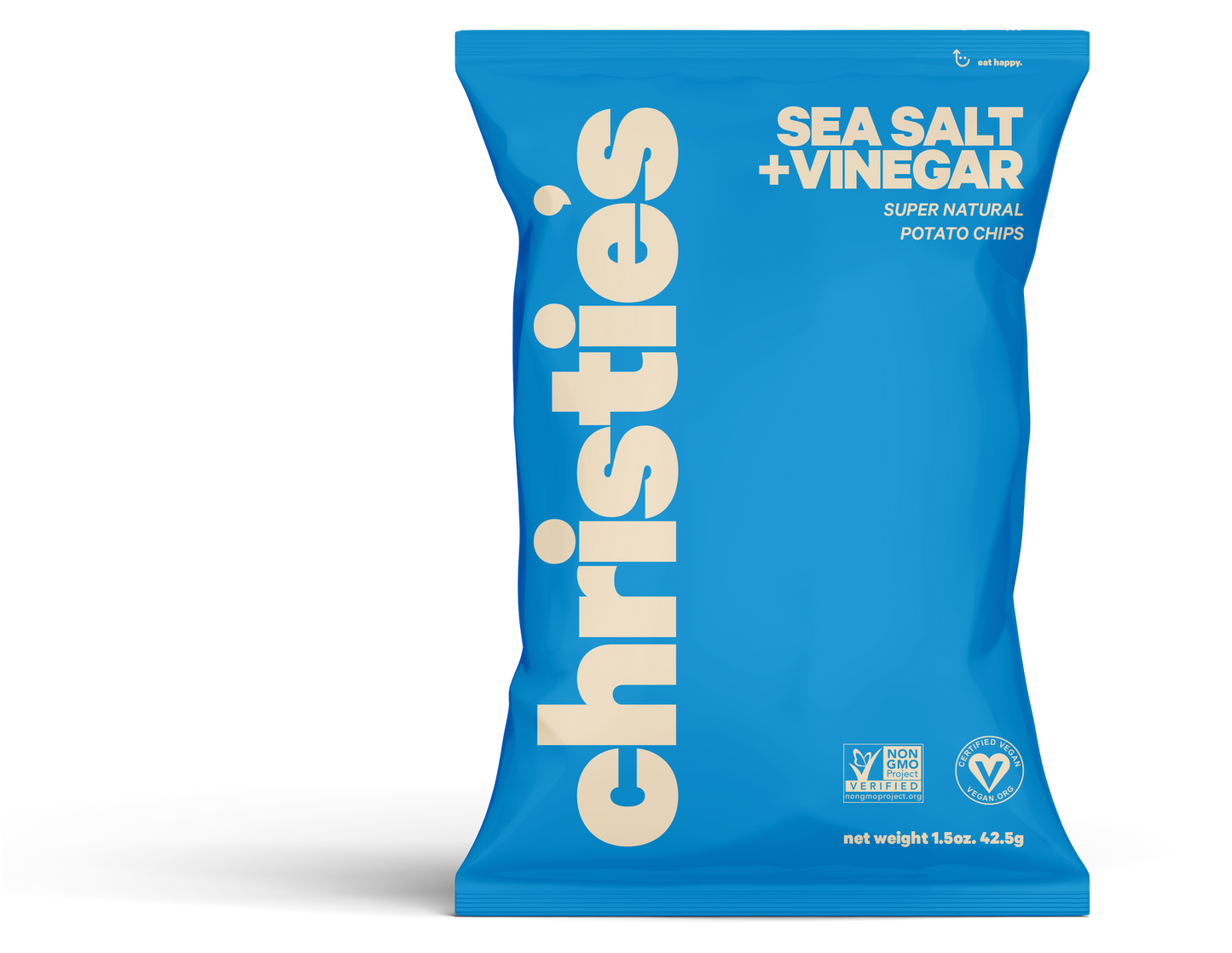 Christie's Sea Salt and Vinegar Potato Chips Snack Bag