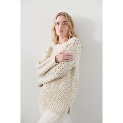 Wol Hide Mixed Stitch Pullover