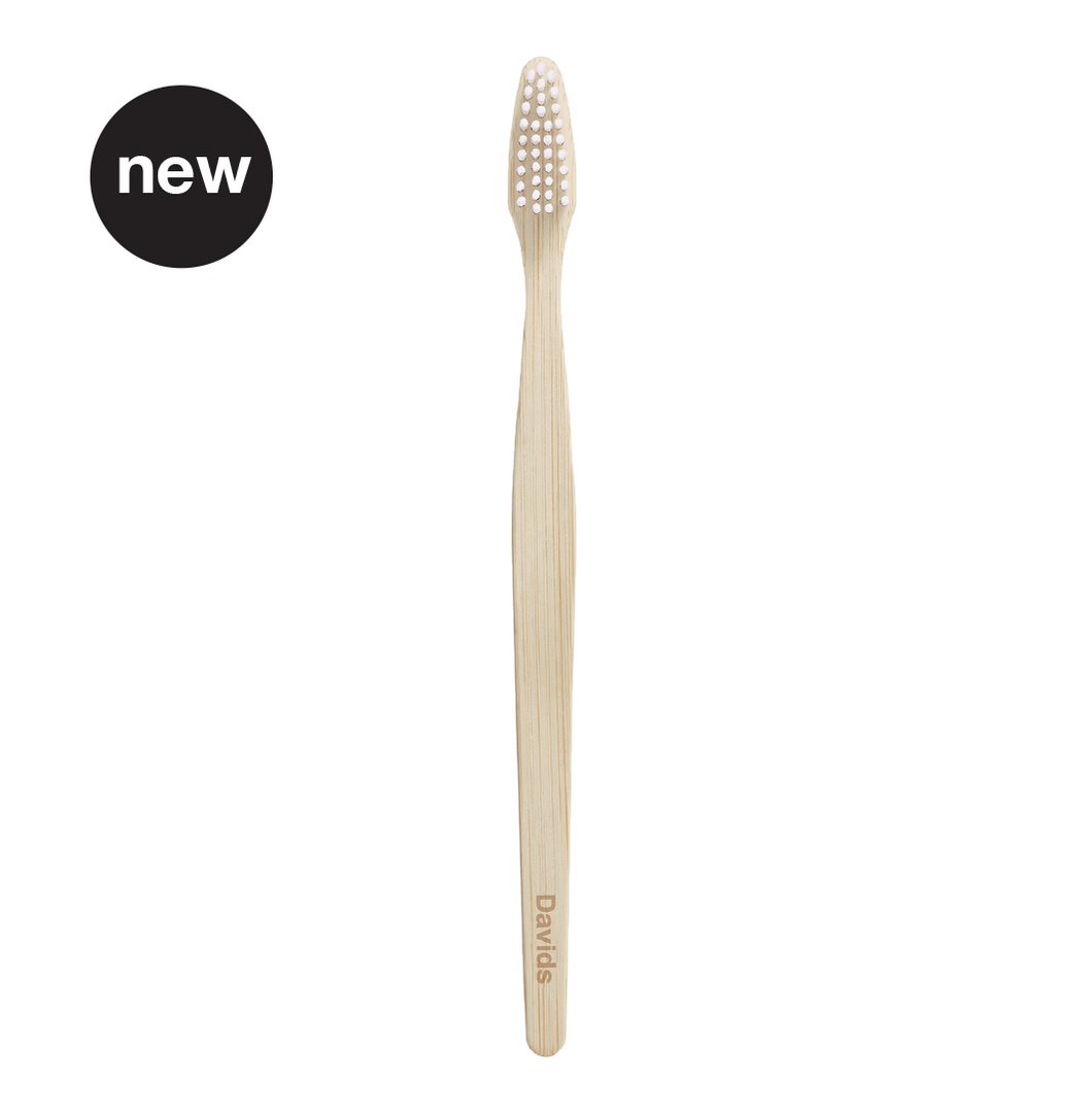 Davids premium bamboo toothbrush | adult soft | single