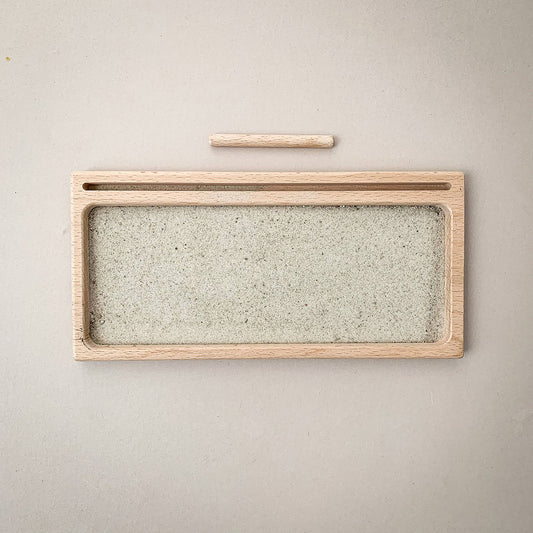 Sand writing tray - Montessori Learning Resource