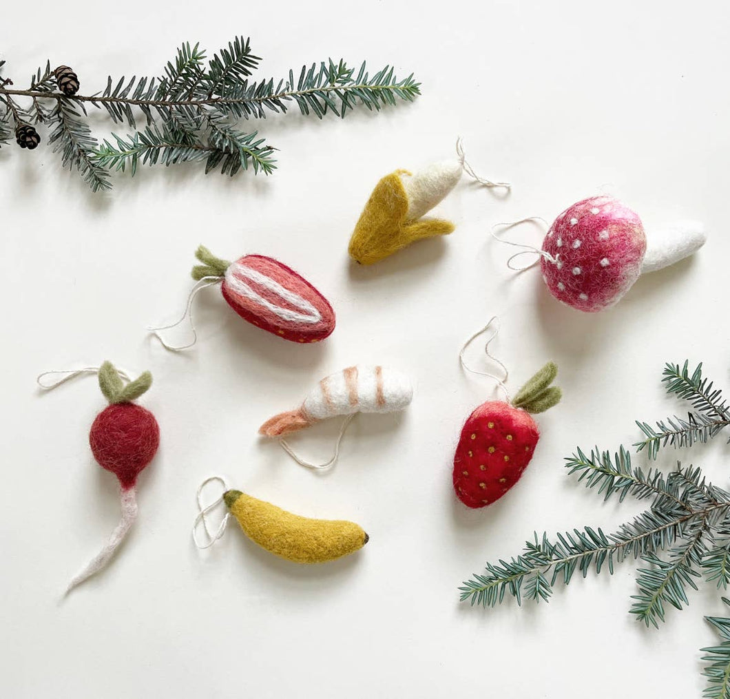 Full PetitFelts Ornament Set