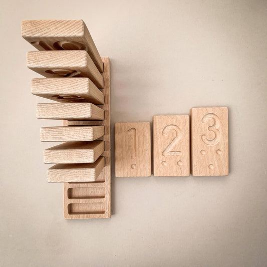 Number Counting Blocks - Montessori Learning Resource