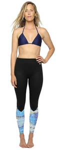 2mm Of Earth Reversible Surf Legging