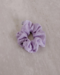 Naturally Dyed Cotton Gauze Scrunchie
