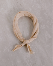 Load image into Gallery viewer, Cotton Gauze Plant Dyed Bandana
