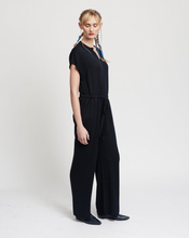 Load image into Gallery viewer, Paola Hernandez Navy Jumpsuit
