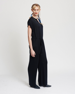 Paola Hernandez Navy Jumpsuit