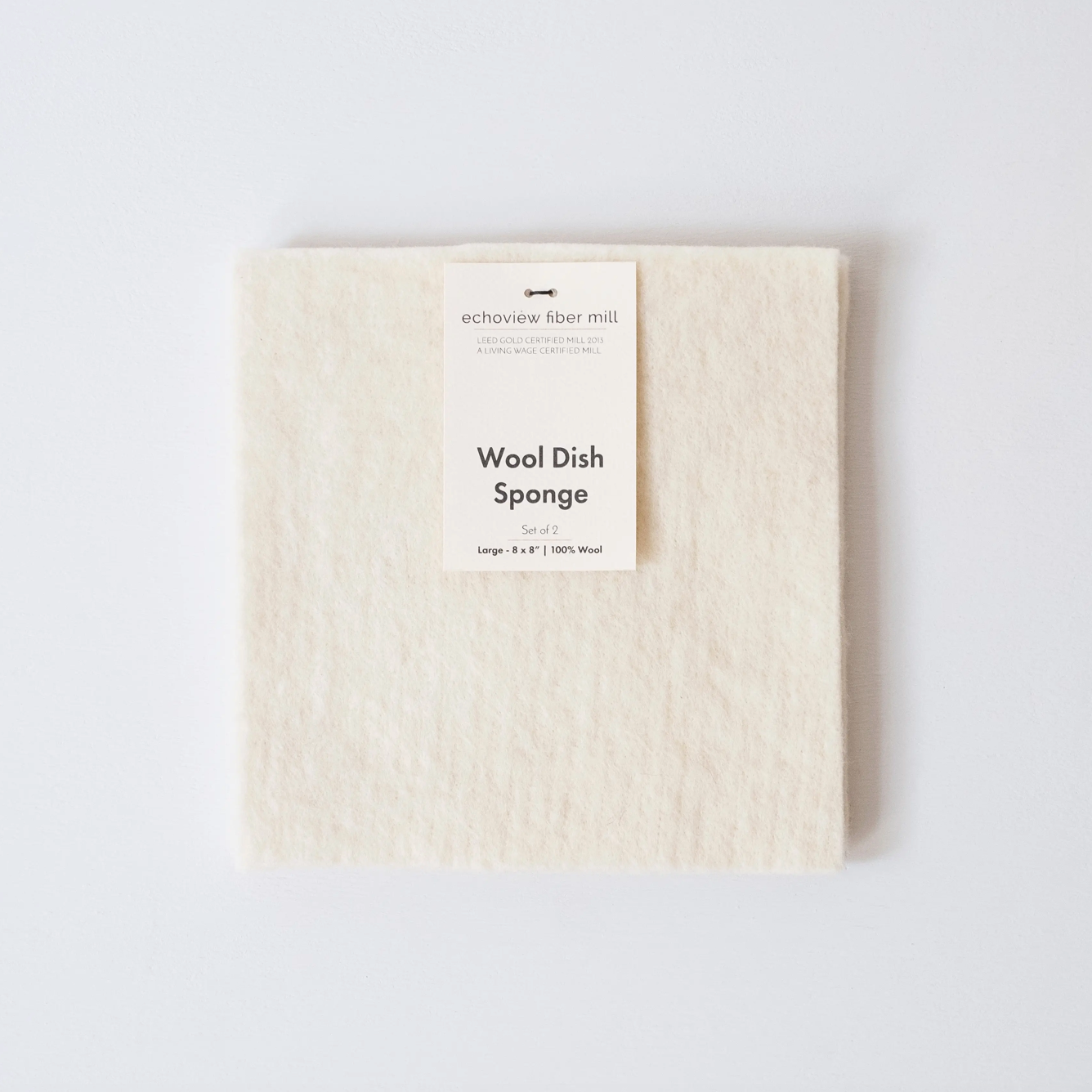 Wool Dish Sponge - Set of 2