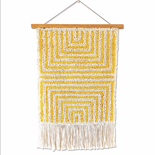 Foster Wall Hanging in White