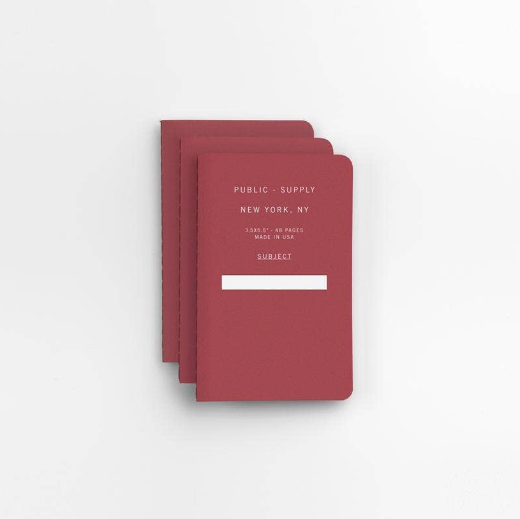 3.5x5.5" Soft Cover Pocket Notebook - Dot Paper