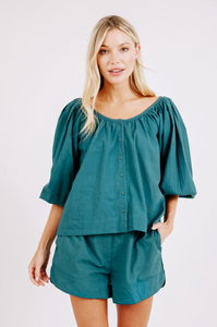 Mirth Seville Top in Spruce