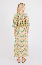 Load image into Gallery viewer, Mirth Vienna Drawstring Waist Dress in Rose Bloom
