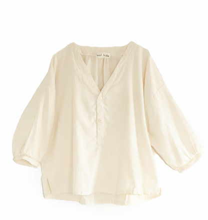 Wol Hide Oxford Top in Cream