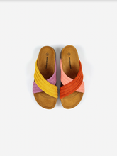 Load image into Gallery viewer, Bobo Choses Color Block Crossover Sandals
