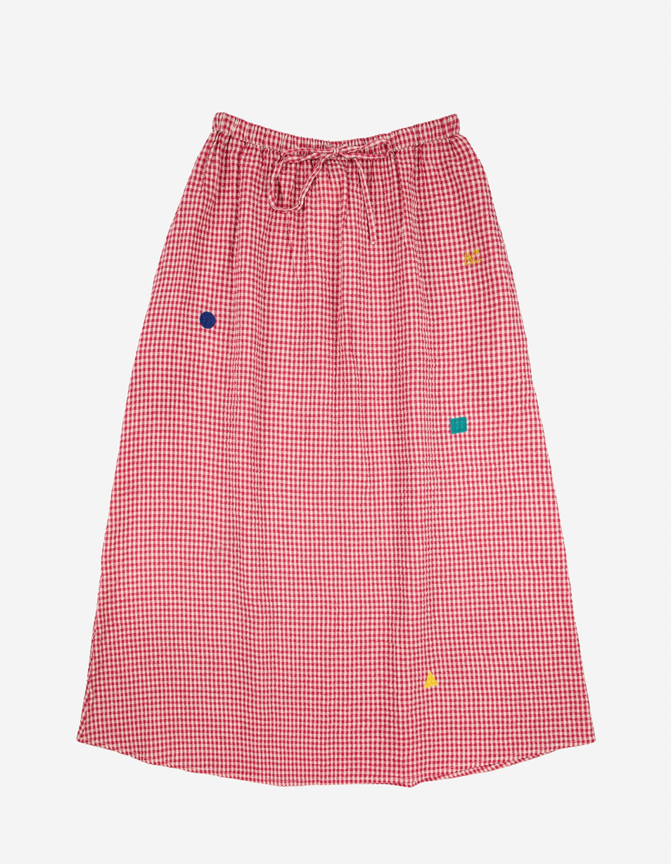 Bobo Choses Vichy Flared Skirt