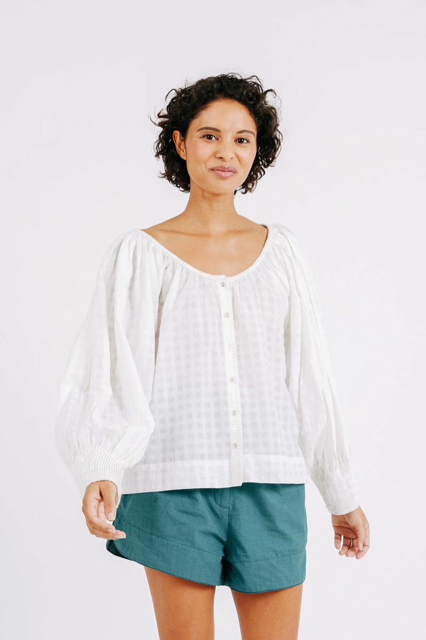 Mirth Seville Top in White