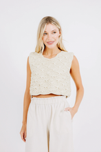 Load image into Gallery viewer, Mirth Tahiti Tank in Natural Macrame
