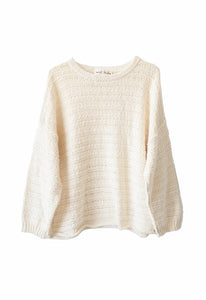 Wol Hide Loose Pullover : Natural