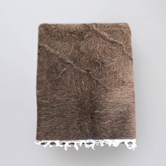 Chocolate Mohair Rug
