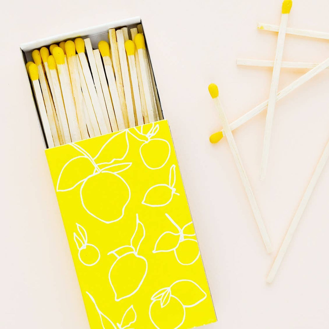 Candle Matches: Citrus Print