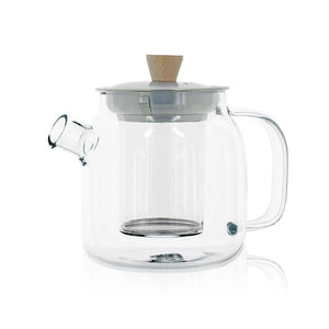 Oscar Teapot In Borosilicate Glass And Stainless Steel