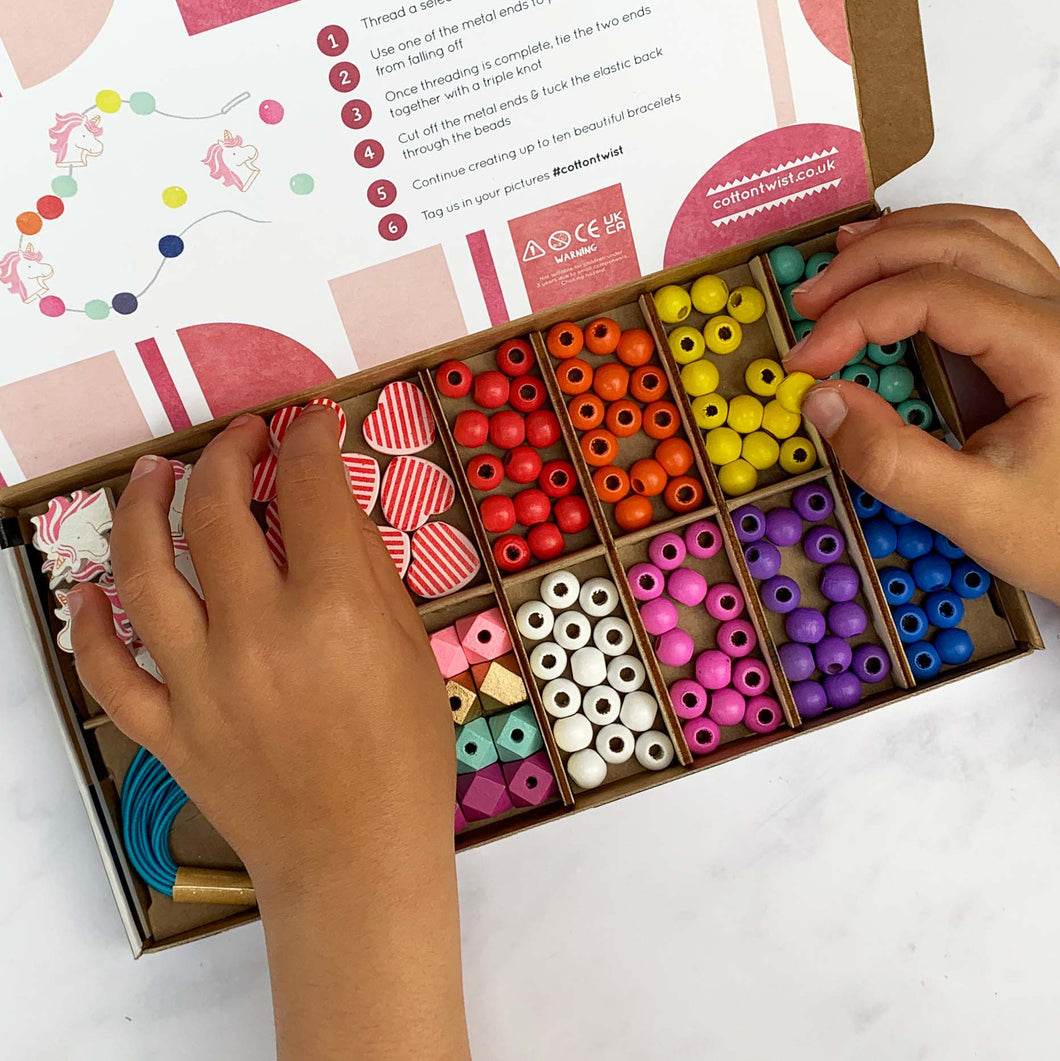 Unicorns & Rainbows - Bracelet Making Kit