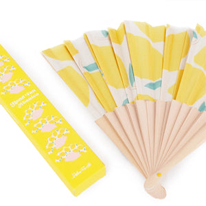 Yellow Wooden Fan