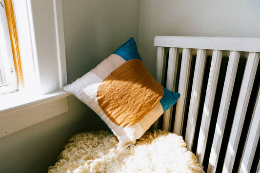 canyon pillow | naturally dyed linen pillow