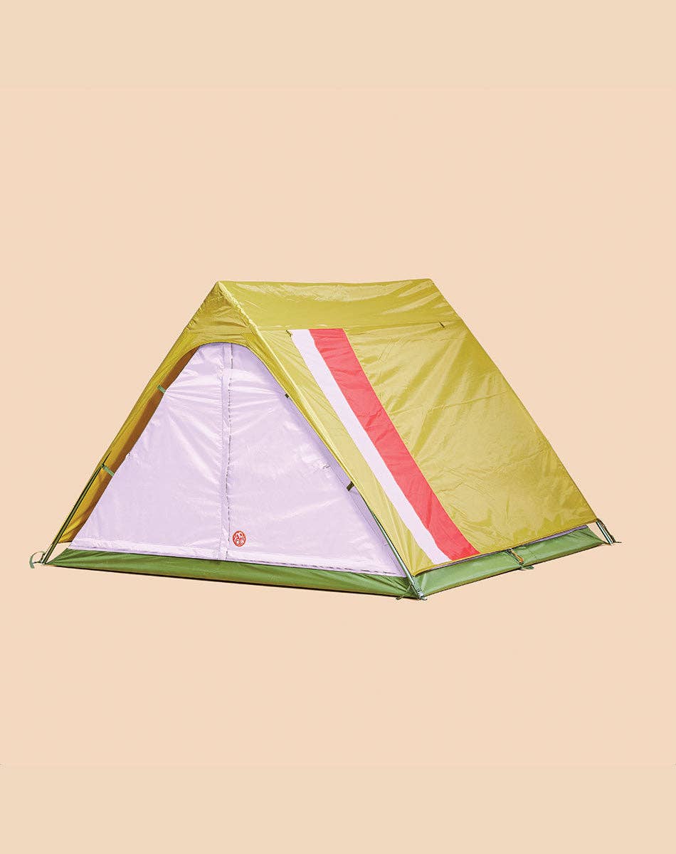 A-Frame Tent - Pink Berry Stripe