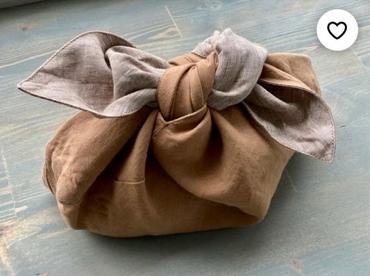 Linen Reversible Bento Bags