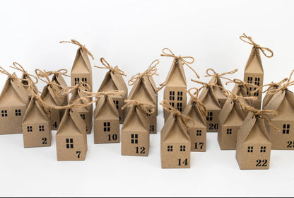 DIY Advent Calendar Houses Kit - Eco