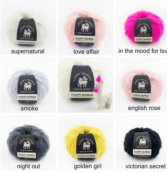 DIY Loopy Mango Slouchy Beanie Alpaca Kit