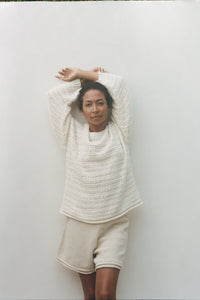 Wol Hide Loose Pullover : Natural